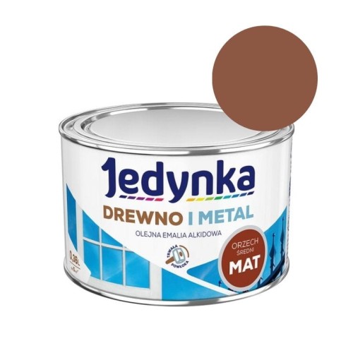 JEDYNKA Emalia Drewno i Metal orzech średni mat 0,36L