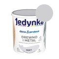 JEDYNKA Deco &amp; Protect Drewno i Metal Mat 5L szary jasny