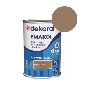 DEKORAL Emalia EMAKOL Strong kawowy jasny 0,9 L