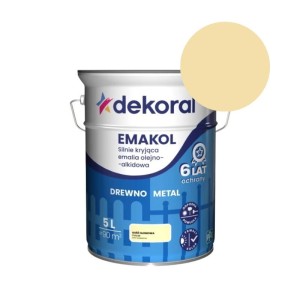 DEKORAL Emalia EMAKOL Strong kość słoniowa 5L