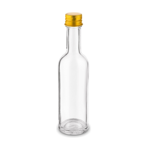 Tadar Butelka szklana Anis 50 ml złota zakrętka