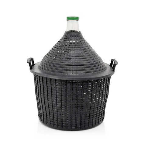 Tadar balon na wino w plastikowym koszu 20L