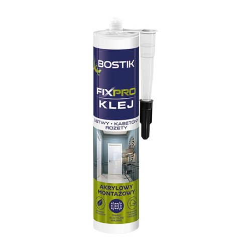 BOSTIK FIXPRO Klej listwy kasetony rozety 300 ml
