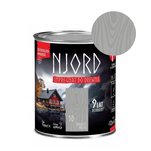 NJORD Impregnat do drewna - skalisty brzeg 0,75L