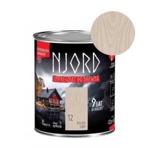 NJORD Impregnat do drewna - mglista łąka 0,75L 