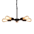 Candellux Lampa wisząca czarna 5x60W E27 Sparta