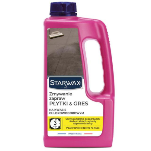 STARWAX Zmywacz zapraw płytki &amp; gres 1L