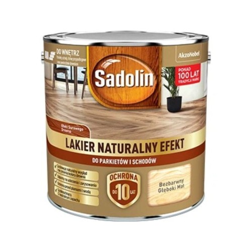 SADOLIN Lakier Naturalny Efekt 2,5L głęboki mat