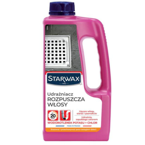 STARWAX udrażniacz rozpuszczacz włosów 900ml
