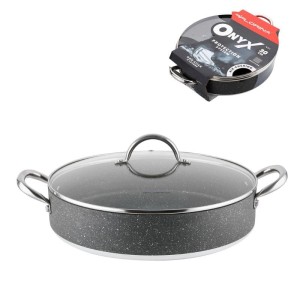 FLORINA Garnek aluminiowy niski ONYX 30 cm 4,2L