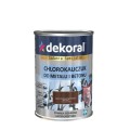 DEKORAL Chlorokauczuk brąz czekoladowy średni RAL 8017 0,9L