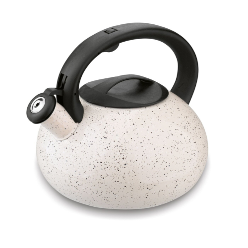 Tadar Czajnik nierdzewny Vita 2,5 l kremowy marble