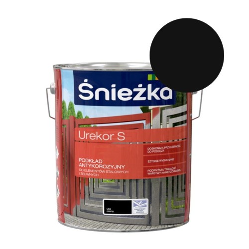 ŚNIEŻKA Podkład antykorozyjny UREKOR S czarny 10L