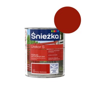 ŚNIEŻKA Podkład antykorozyjny UREKOR S czerwony tlenkowy 0,8L
