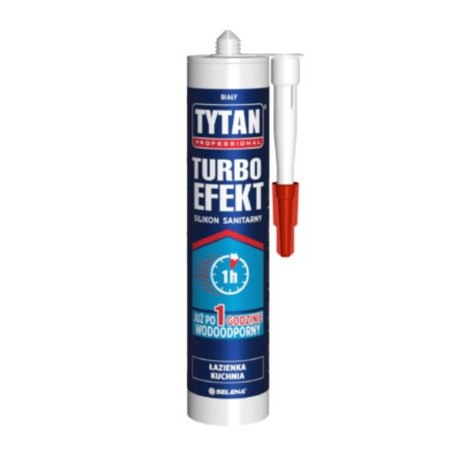 TYTAN Silikon sanitarny Turbo Efekt 280 ml bezbarwny