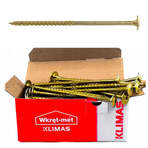 WKRĘT-MET Wkręty ciesielskie do drewna 8,0x60mm 50 szt.