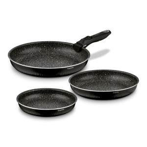 KonigHOFFER Zestaw 3 patelni Handy 20/24/28 cm z odpinaną rączką