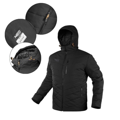 NEO TOOLS Kurtka robocza Warm r. M czarna