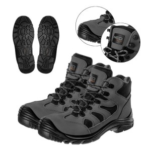 NEO TOOLS Trzewiki robocze S3 SRC, bez metalu, r. 40 szare 