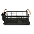 TADAR Suszarka do naczyń z ociekaczem i tacą 44 x 32 x 18,5 cm czarna