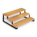 TADAR Stojak na przyprawy 3-poziomowy Bambus 32 x 23,5 x 9,6 cm