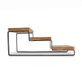 TADAR Stojak na przyprawy 3-poziomowy Bambus 32 x 23,5 x 9,6 cm