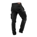 NEO TOOLS Spodnie robocze 5-kieszeniowe DENIM, czarne, r. XL
