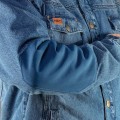 NEO TOOLS Kurtka robocza jeansowa ocieplana DENIM, r. XXXL