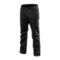 NEO TOOLS Ciepłe spodnie robocze Softshell , czarne, r. L