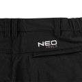 NEO TOOLS Ciepłe spodnie robocze Softshell , czarne, r. XL