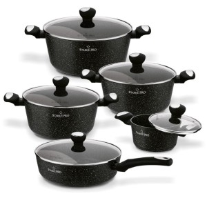 STARKE PRO Zestaw garnków Marble 10 elementów