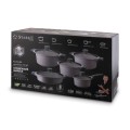 STARKE PRO Zestaw garnków Stoneware Marble 10 elementów