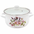 TADAR Zestaw garnków emaliowanych Herbal 8 elementów