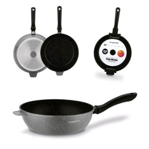 KonigHOFFER Patelnia głęboka Pollo Grey 28x8 cm