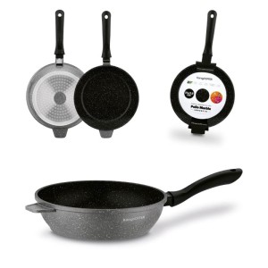 KonigHOFFER Patelnia głęboka Pollo Grey 24x6,5 cm 