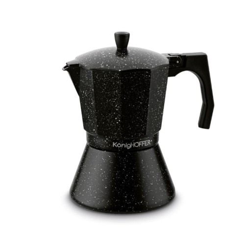 KonigHOFFER Kawiarka włoska Black Granite Marble 450 ml