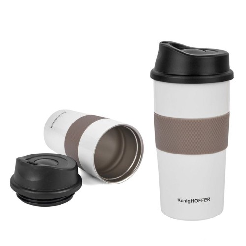 KonigHOFFER Kubek termiczny Elliot 440 ml biały