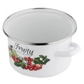 FLORINA Garnek emaliowany Emalia Polska Pleszew Kalina 16 cm 2L