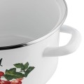 FLORINA Garnek emaliowany Emalia Polska Pleszew Kalina 16 cm 2L