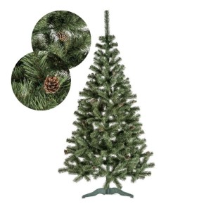 SONIC Choinka sztuczna jodła z naturalną szyszką 1m 