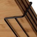 KonigHOFFER Deski do krojenia ze stojakiem Cedar - zestaw 4 desek bambusowych