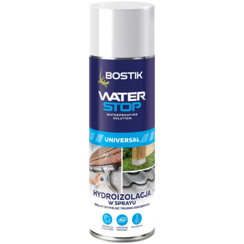 Bostik Water Stop Membrana w sprayu do izolacji i doszczelniania 500ml