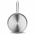 TADAR Patelnia ze stali nierdzewnej Roger 28 cm z pokrywką