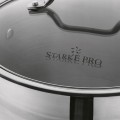 STARKE PRO Garnek gastronomiczny z pokrywką Premio Alto II 7,2L 22 cm