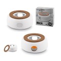 KonigHOFFER Podgrzewacz do dzbanka ceramiczny Mica 15 cm biały