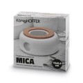 KonigHOFFER Podgrzewacz do dzbanka ceramiczny Mica 15 cm biały
