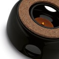 KonigHOFFER Podgrzewacz do dzbanka ceramiczny Mica 15 cm czarny