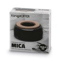 KonigHOFFER Podgrzewacz do dzbanka ceramiczny Mica 15 cm czarny