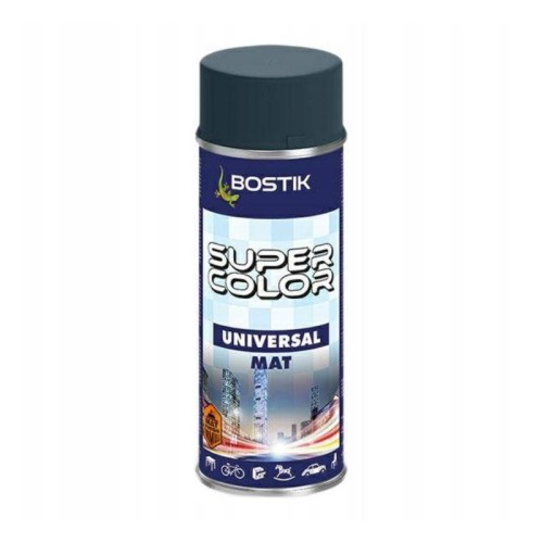 BOSTIK Lakier Super Color Universal mat antracytowy 400 ml