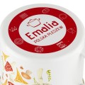 FLORINA Kubek emaliowany Emalia Polska Pleszew Grzybki 12 cm 1,25L